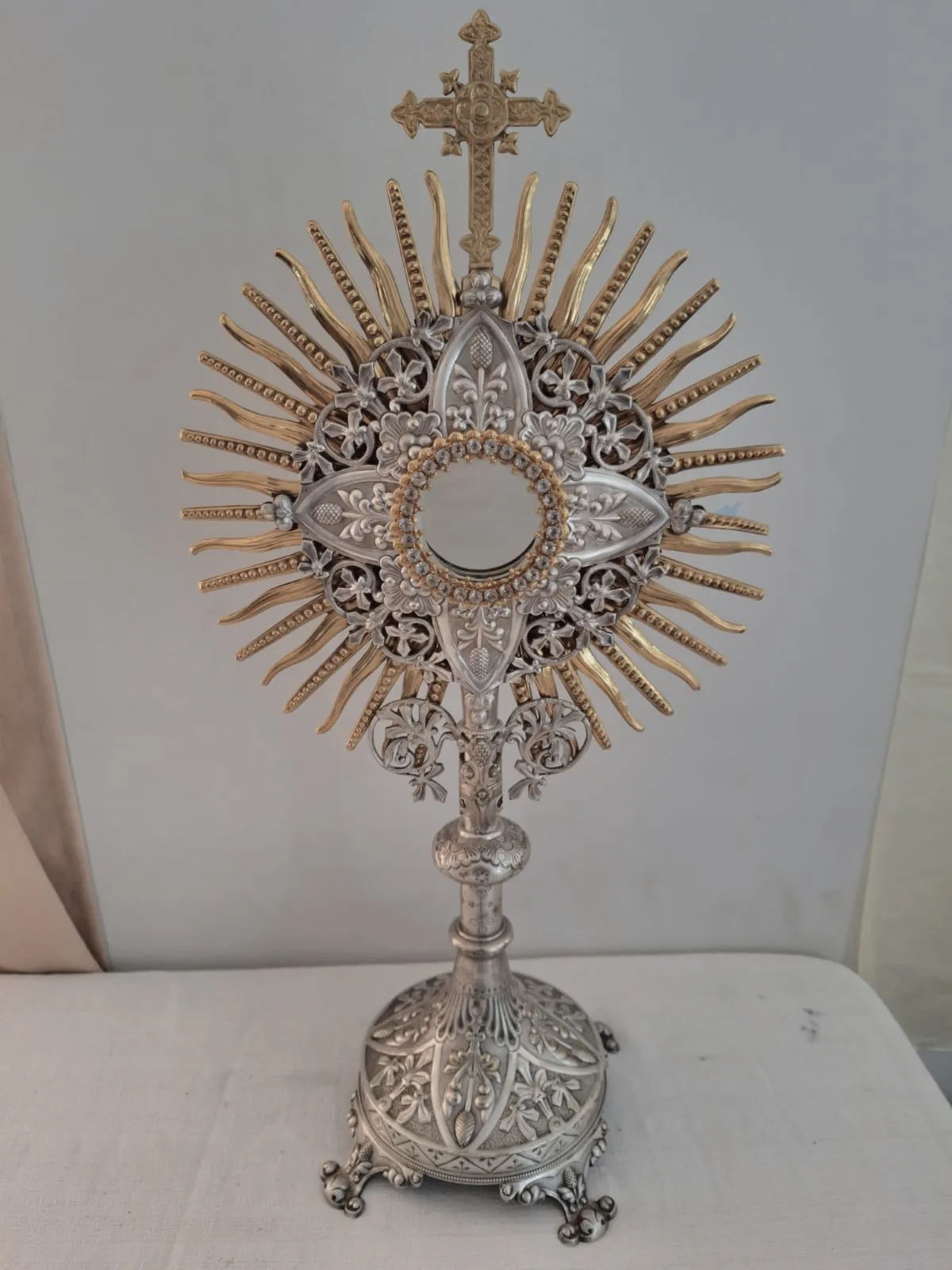 Ostensório antes da restauração